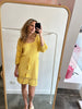 Spell “Let the sunshine in” crochet dress