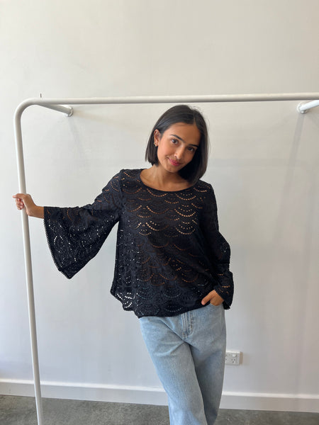 Eyelet Blouse