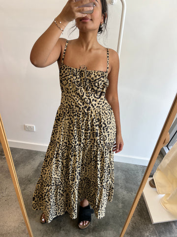 FAITHFULL Shamari Leopard Dress