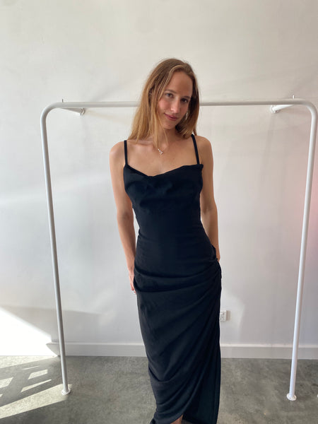 JACQUEMUS La Robe Draped Maxi