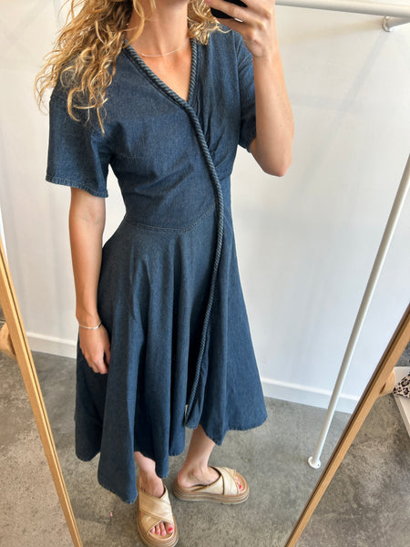 Romance was Born Denim Dress