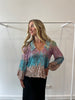 RIXO sequin top