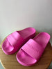 Balenciaga pink rubber slides