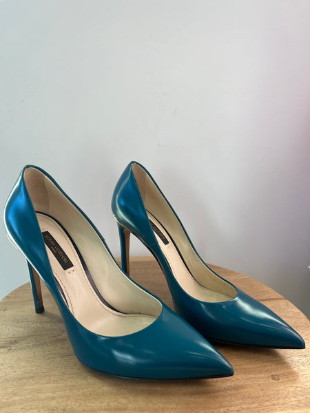 Louis Vuitton Eyeline Pumps Teal Blue