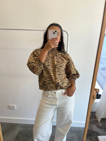 SWF Tiger Print Blouse