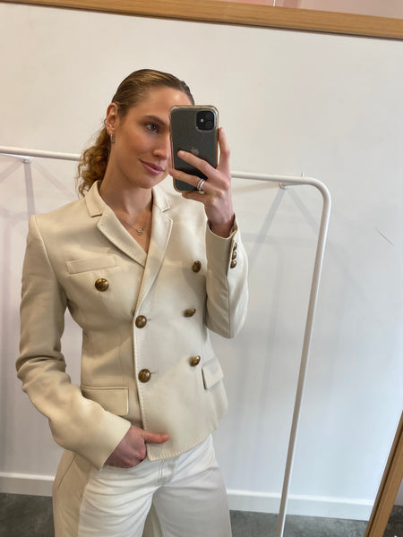 Joseph Beige Double Breasted Blazer