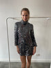 Rixo Sequin Bardot Dress