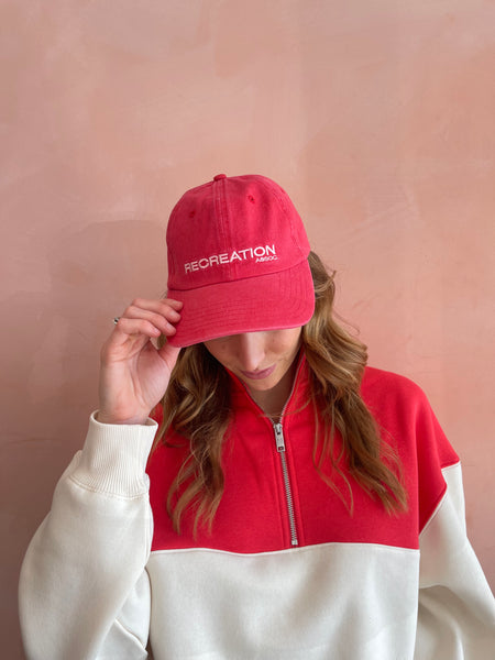 Throwback Cap- Poppy Red