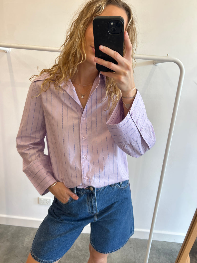 Blanca Shirt- Lilac