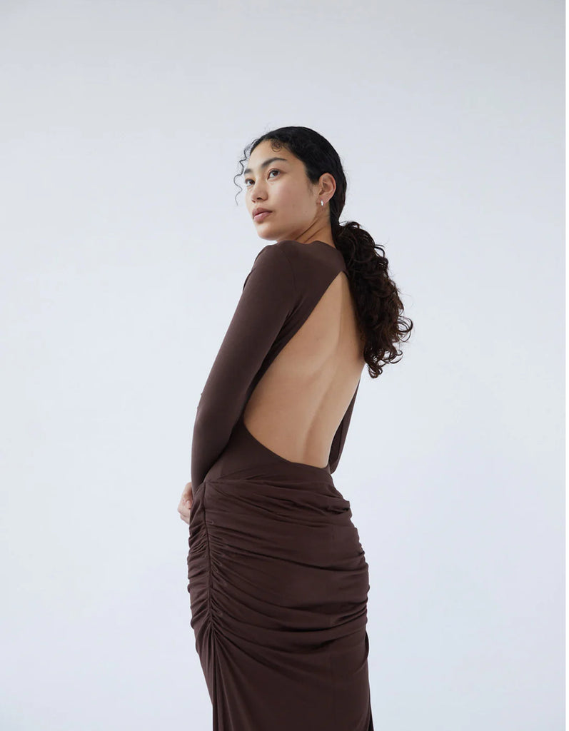 Paris Georgia Raffy Draped Skirt