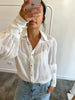 Ministry of Style White Sheer Blouse