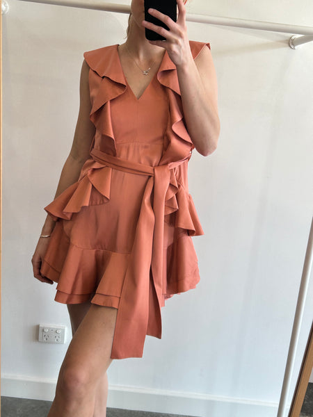 Zimmermann Ruffle Mini Dress