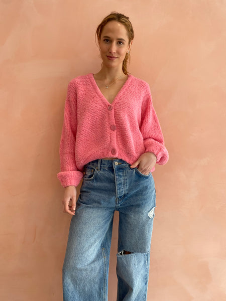 Zolly cardigan in pink